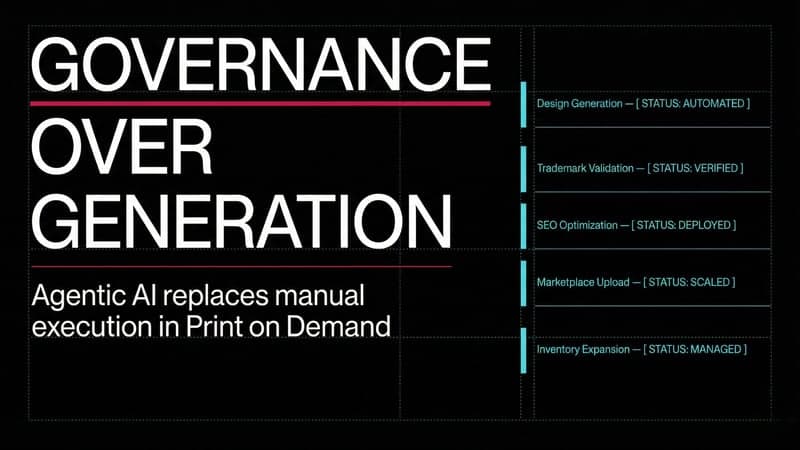 Beyond Generation: Why "Agentic AI" is the Real Revolution in Print on Demand