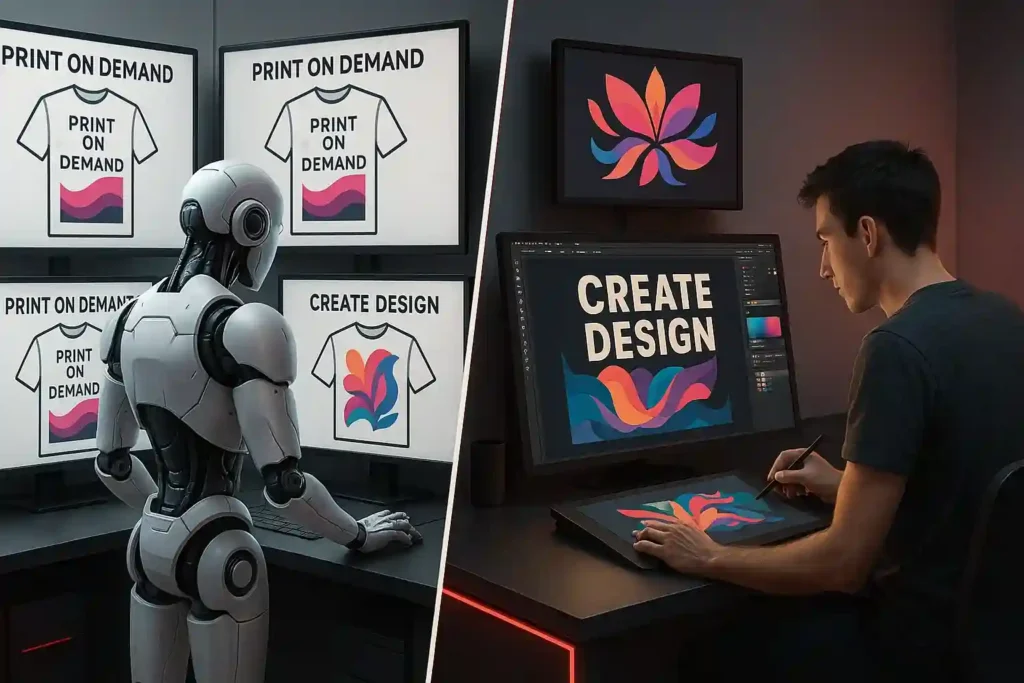The Risk of Over-Reliance on AI in Print-on-Demand Design